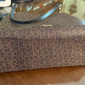 Calvin Klein Dark Brown Monogram Bag